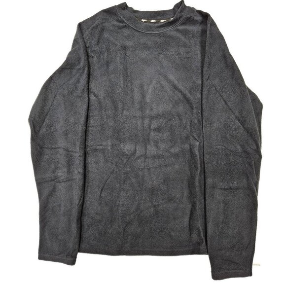 Men Thermal Shirt Winter Warm Base Layer Ultra Soft Moisture Wicking, Charcoal - Picture 1 of 4